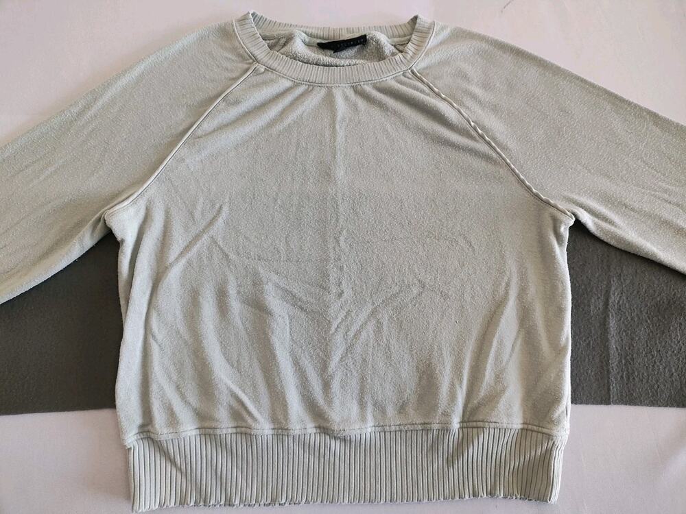 Jane and Delancey Long Sleeve Crew Neck Pullover Sweatshirt Women's Sz M Mint